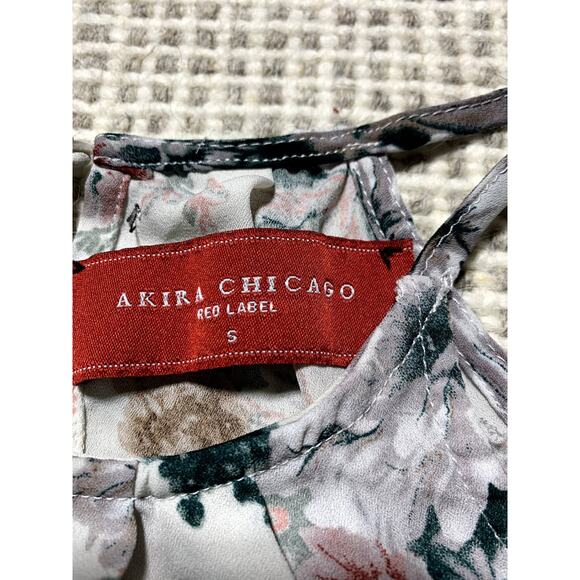 Akira Chicago Red Label Womens S Floral Sleeveless Flowy Tank Top - Picture 5 of 8